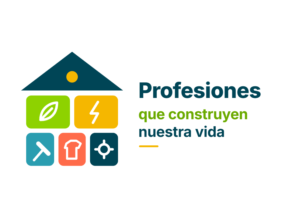 Logotipo del programa Profesiones que construyen nuestra vida