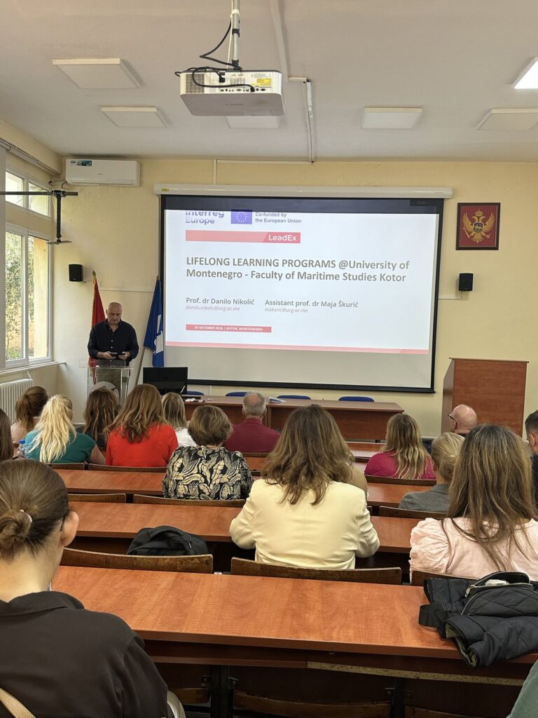 Study Visits 25 - programaseducativos.es Ponencia de Danilo Nikolić y Maja Škurić sobre aprendizaje permanente en la Facultad de Estudios Marítimos de Kotor